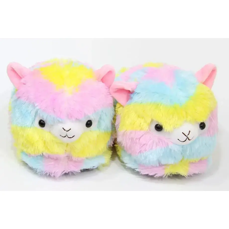 Тапочки Райдужна лама Альпака 013 - фото 4