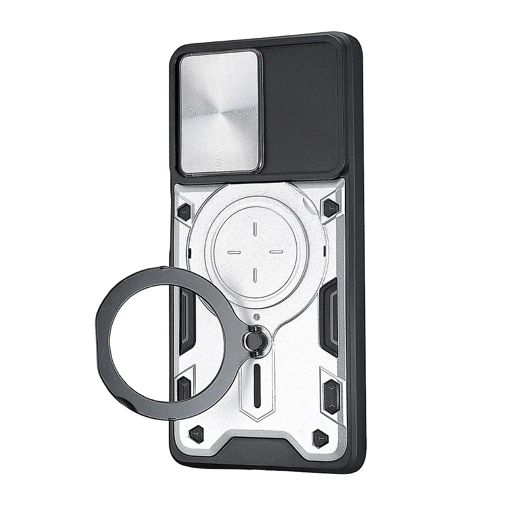 Чохол Full Protection JS Magnetic Xiaomi Redmi Note 12 Pro Plus Silvery - фото 3