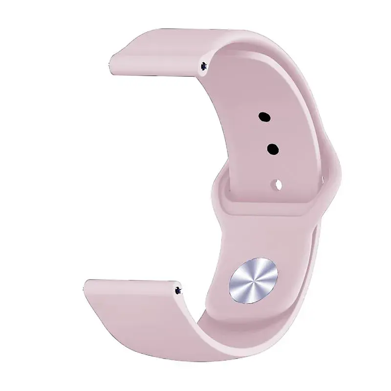Силіконовий ремінець BeCover для Amazfit Stratos 1/2/2S/3/GTR 2/GTR 47mm/GTR Lite 47mm/Nexo/Pace Pink (706370) - фото 2