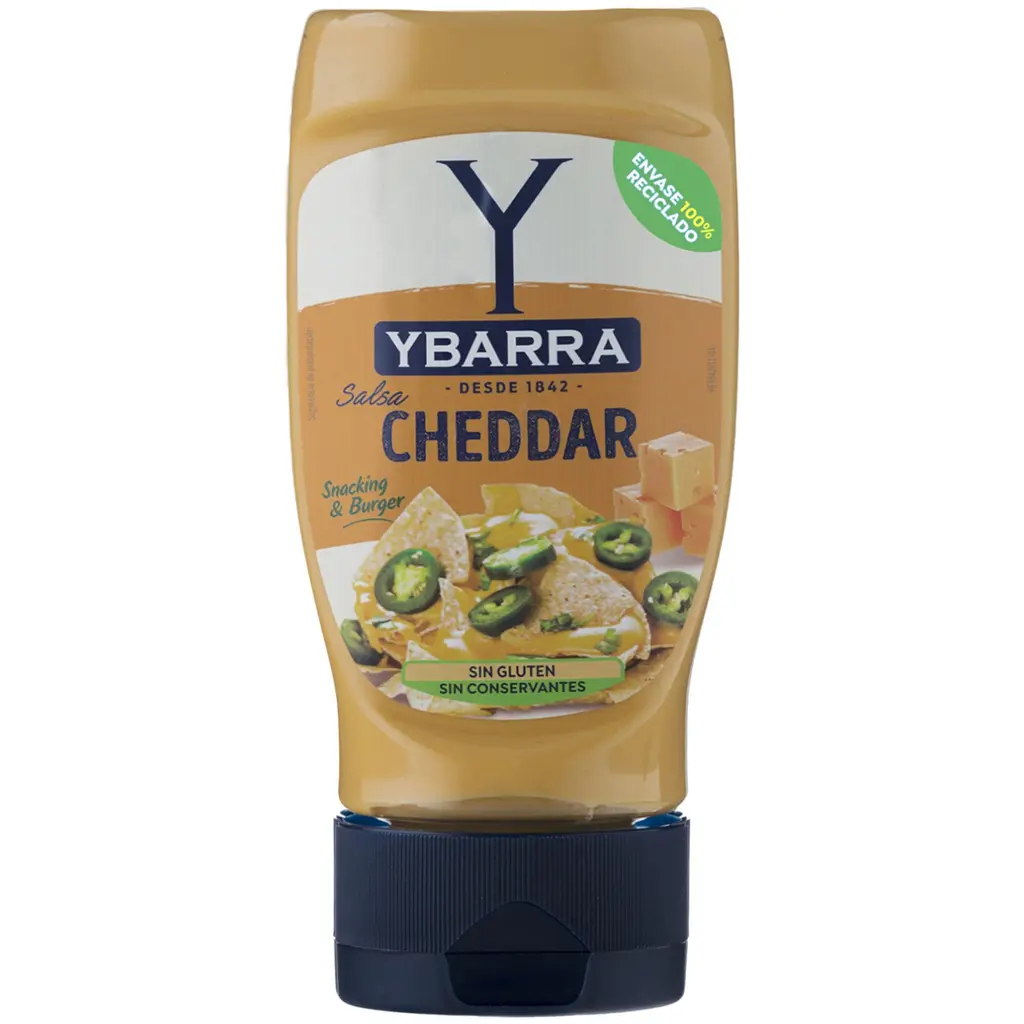 Сирний соус Ybarra Cheddar 250 мл (8410086392296)