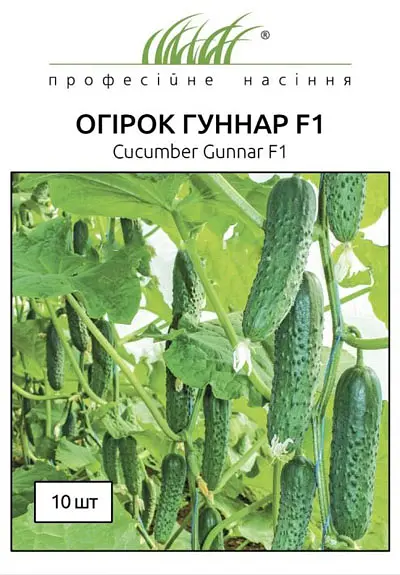 Насіння огірка Гуннар F1 10 шт (Професійне насіння)
