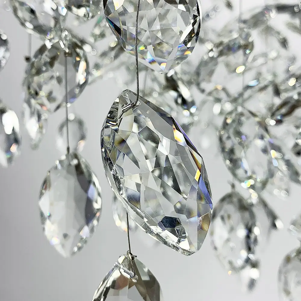 Изысканная серебряная люстра DIAMINA с хрустальными камнями Ст. 33007 CH | Line F - фото 8