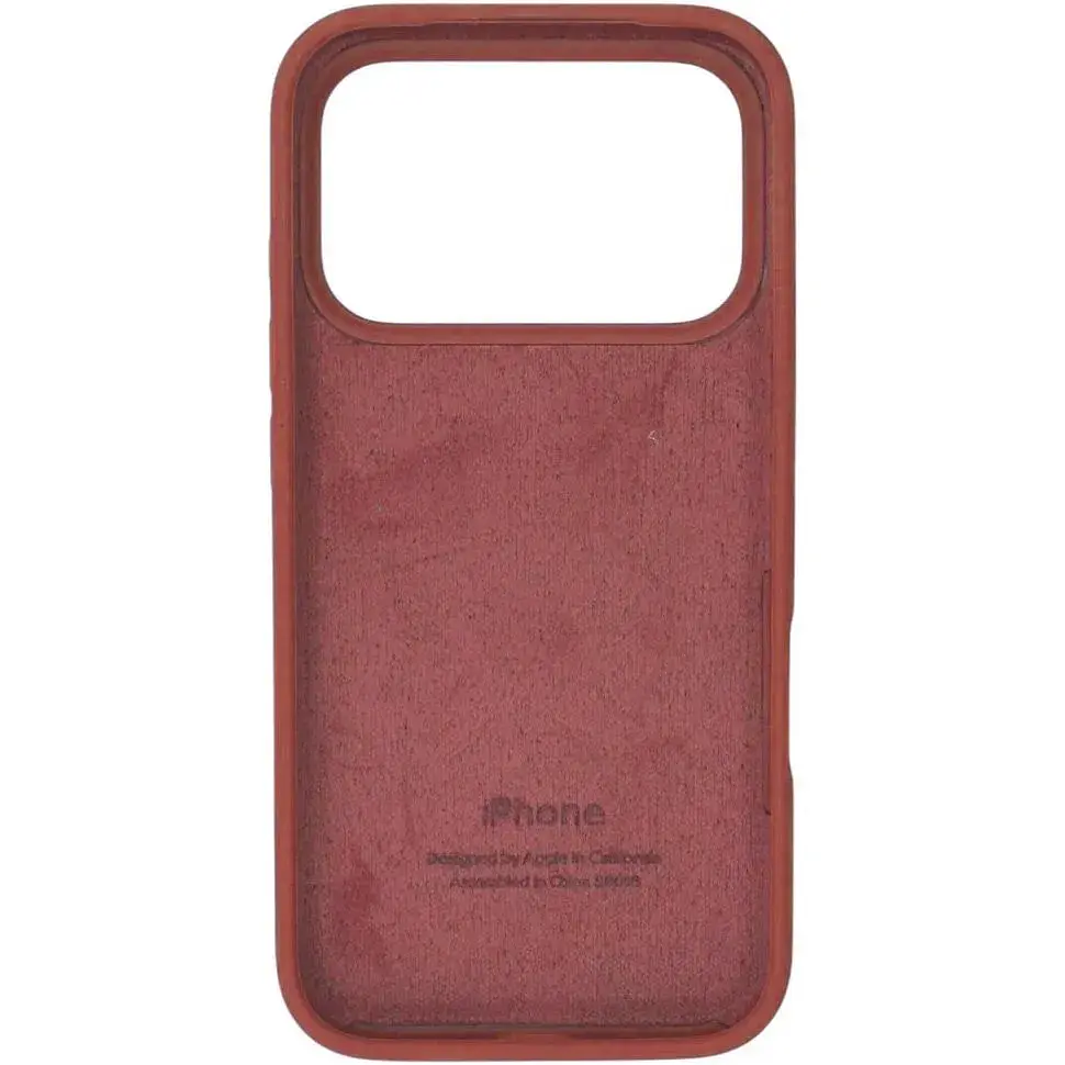 Чехол Silicone Case для Apple iPhone 17 Pro Max Saddle Brown AA [145109] - фото 2