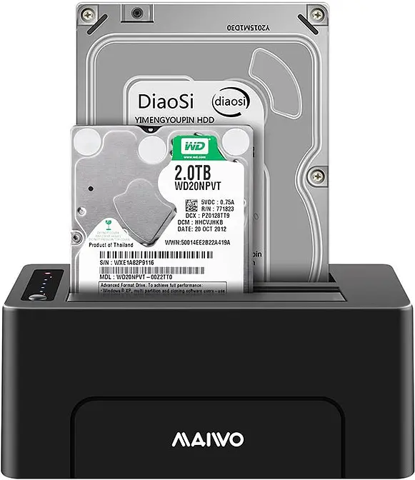Док-станція Maiwo для HDD/SSD 2.5"/3.5" USB 3.0 (K3082) - фото 3