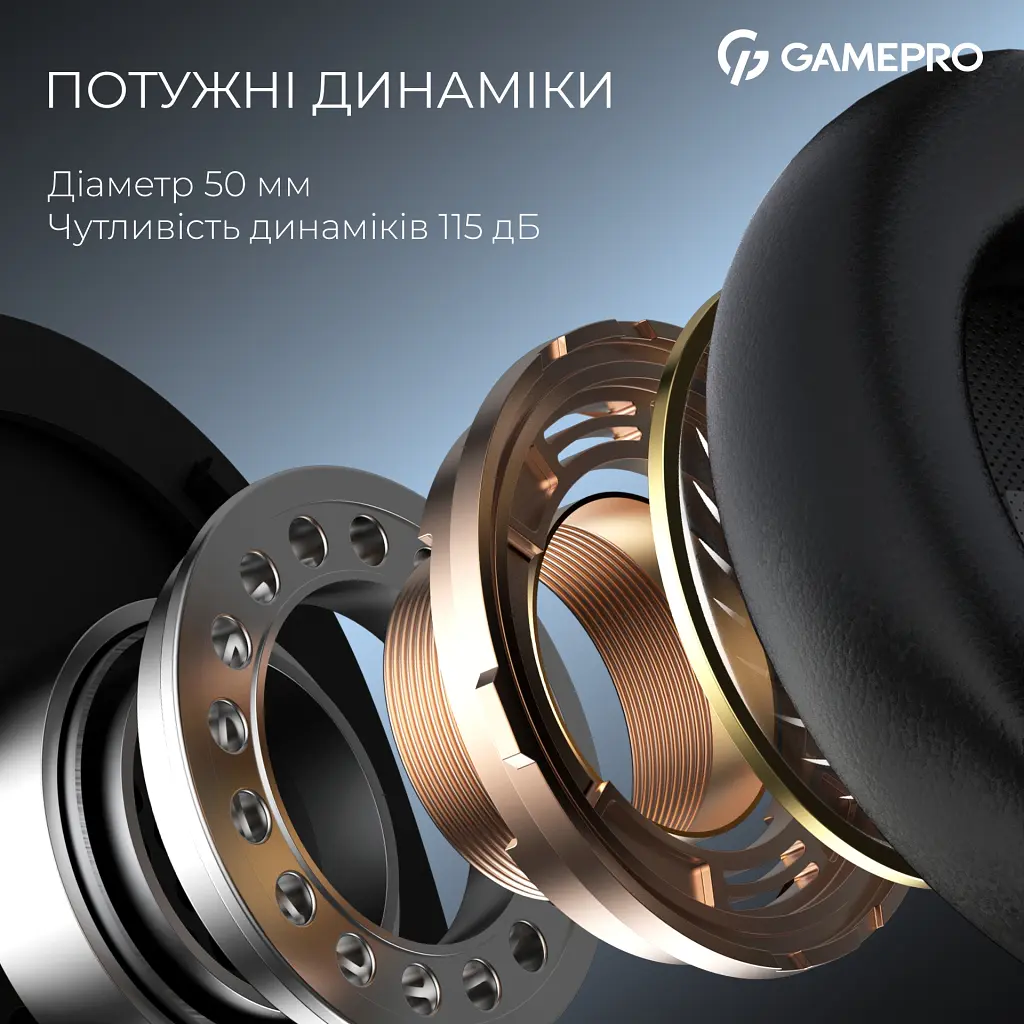 Навушники GamePro Asgard Skadi Wireless Black (HSW191B) - фото 10