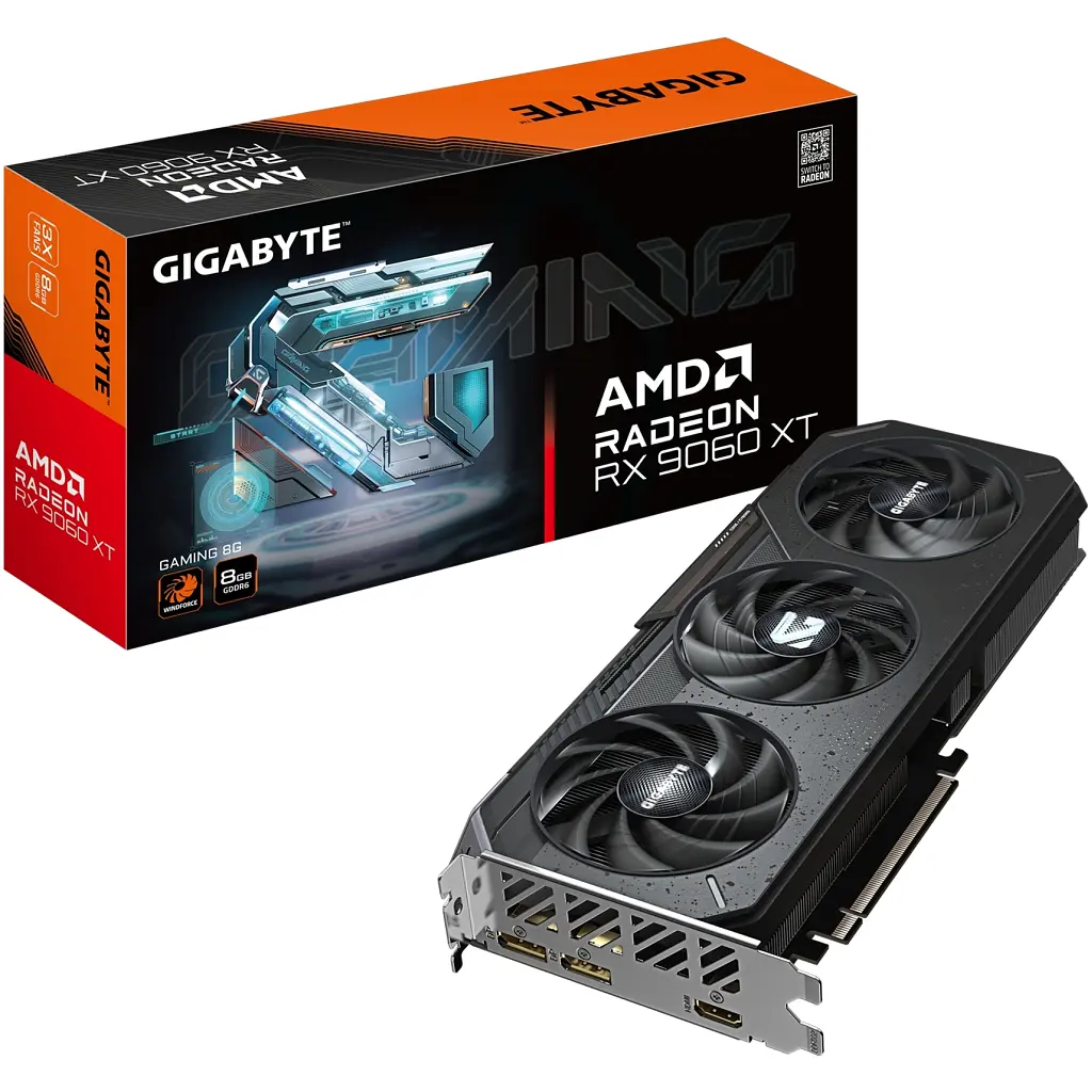 Видеокарта GIGABYTE Radeon RX 9060 XT 8Gb GAMING (GV-R9060XTGAMING-8GD) - фото 10