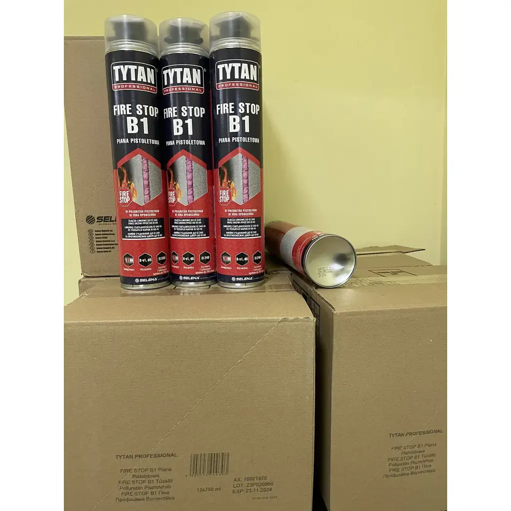 Пена монтажная Tytan Professional B1 огнестойкая 750 мл - фото 8