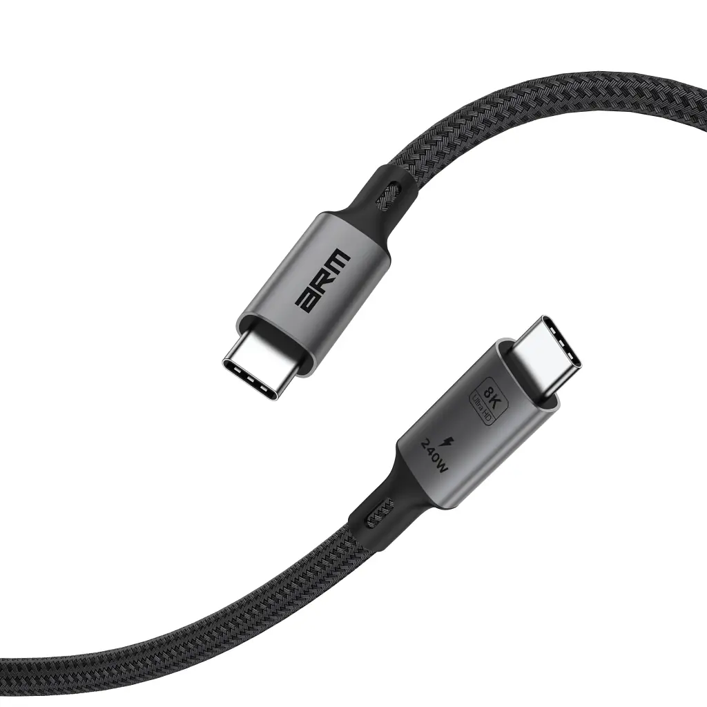 Дата кабель USB-C to USB-C 1.0m USB4 40Gbps 240W 8K60Hz black Armorstandart (ARM81921) - фото 7