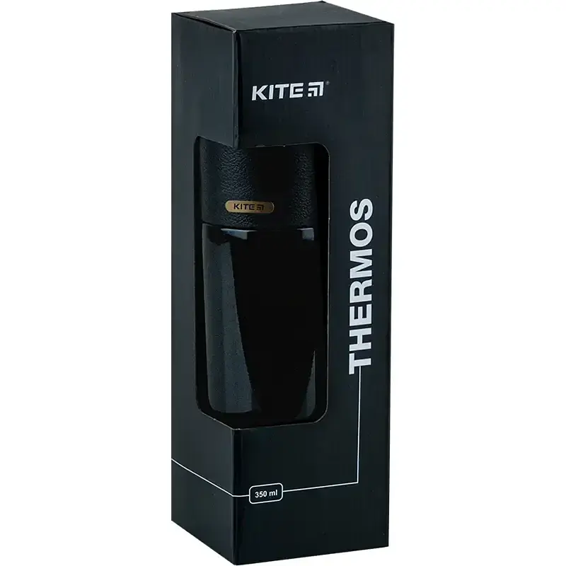 Термос Kite Pearl K24-302-1, 350 мл чорний (K24-302-1) - фото 4