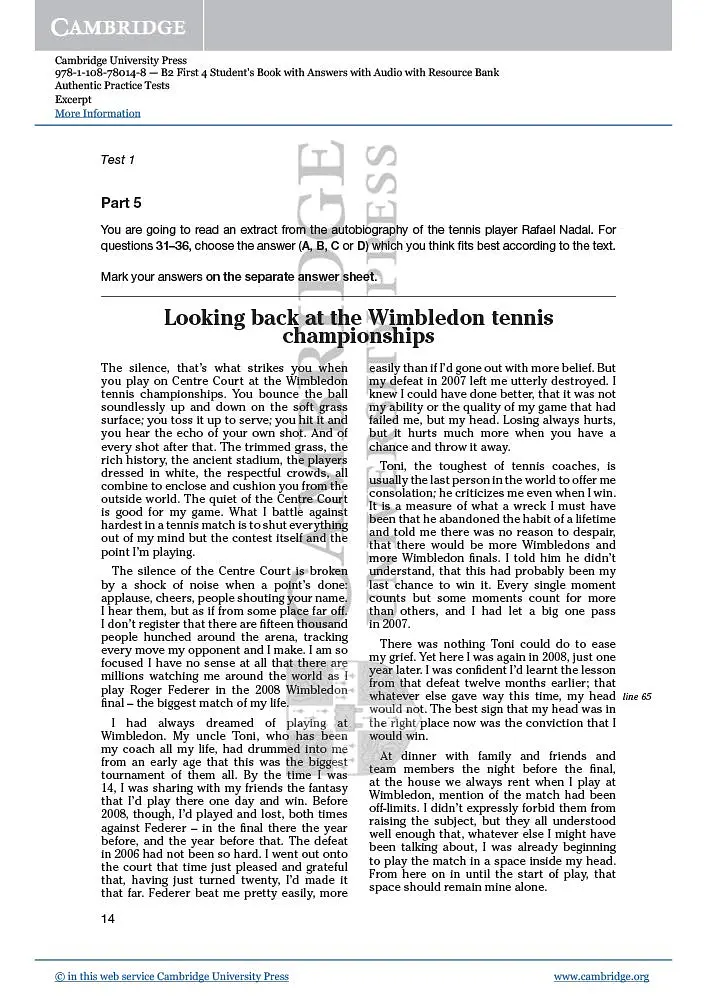 First 4 B2. Practice Tests. Student's Book with Answers with Audio with Resource Bank - - фото 3