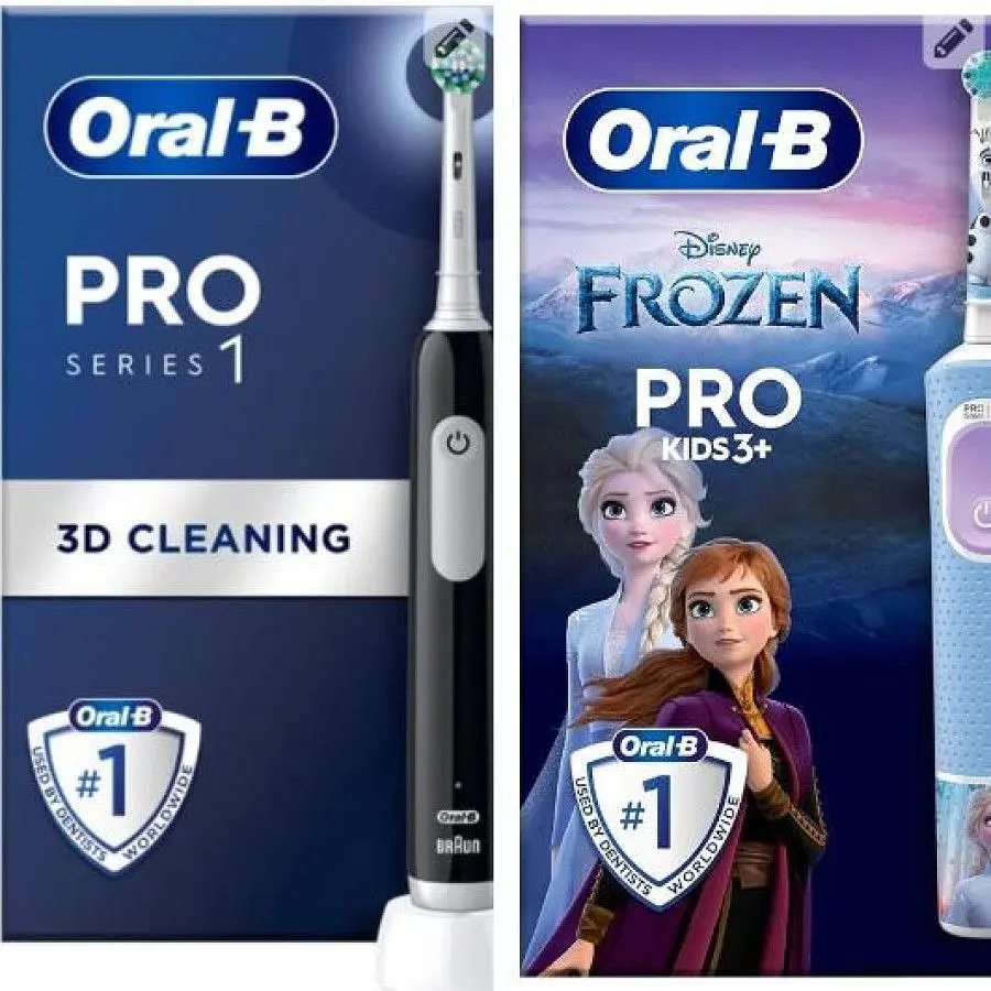 Зубна щітка BRAUN Oral-B D103 Frozen (3+) + Pro 1 D305 (Family Edition)