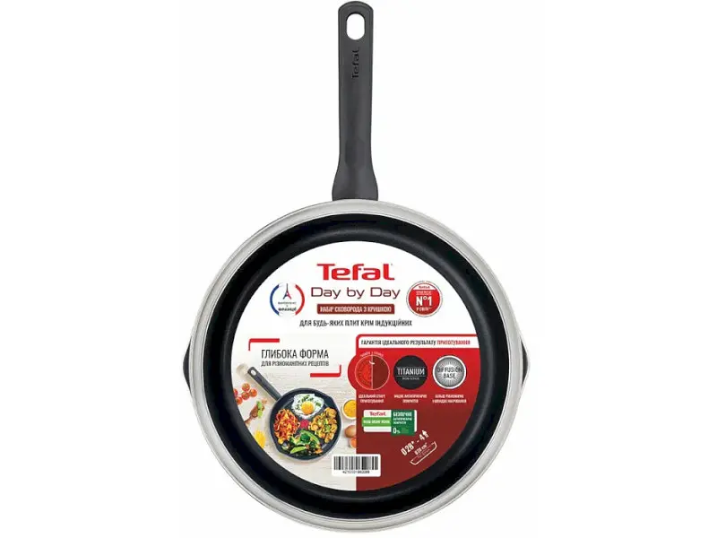 Сковорода звичайна Tefal Day by Day (B5580623UA) - фото 6