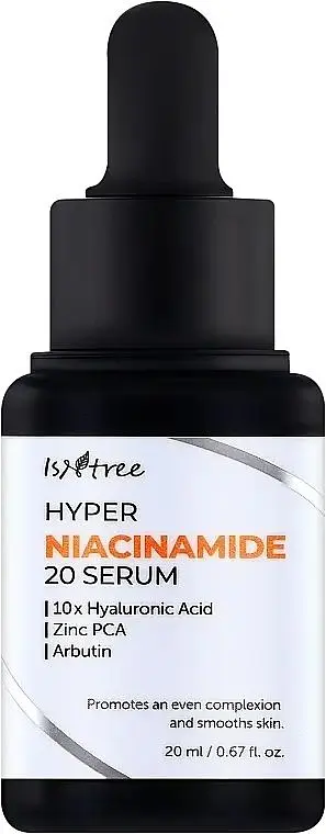 Сироватка освітлювальна з ніацинамідом 20% 20 мл Isntree Hyper Niacinamide 20 Serum
