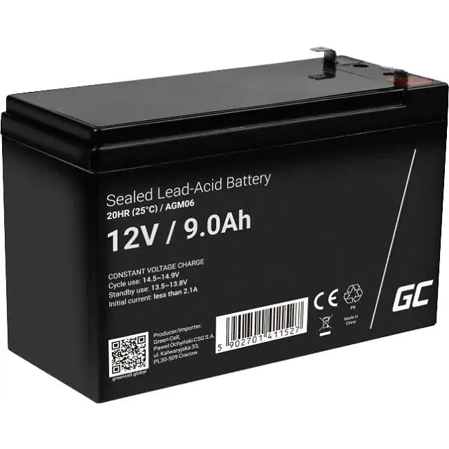 Акумуляторна батарея Green Cell 12V, 9.0A (85076000) - фото 2