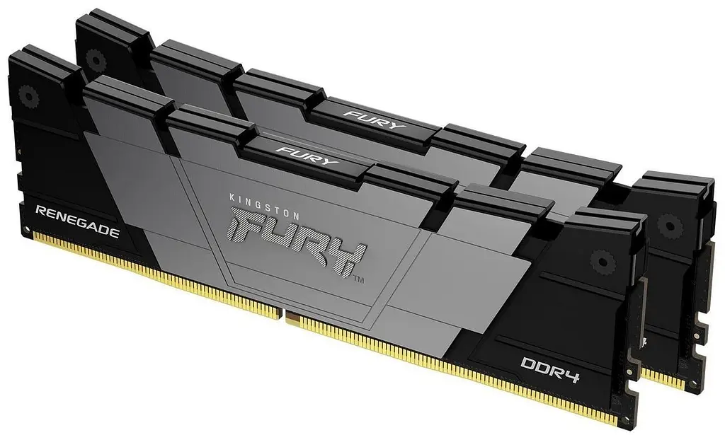 Модуль пам'яті Kingston Fury DDR4 64GB (2x32) Renegade 3200MHz Black (KF432C16RB2K2/64) - фото 2