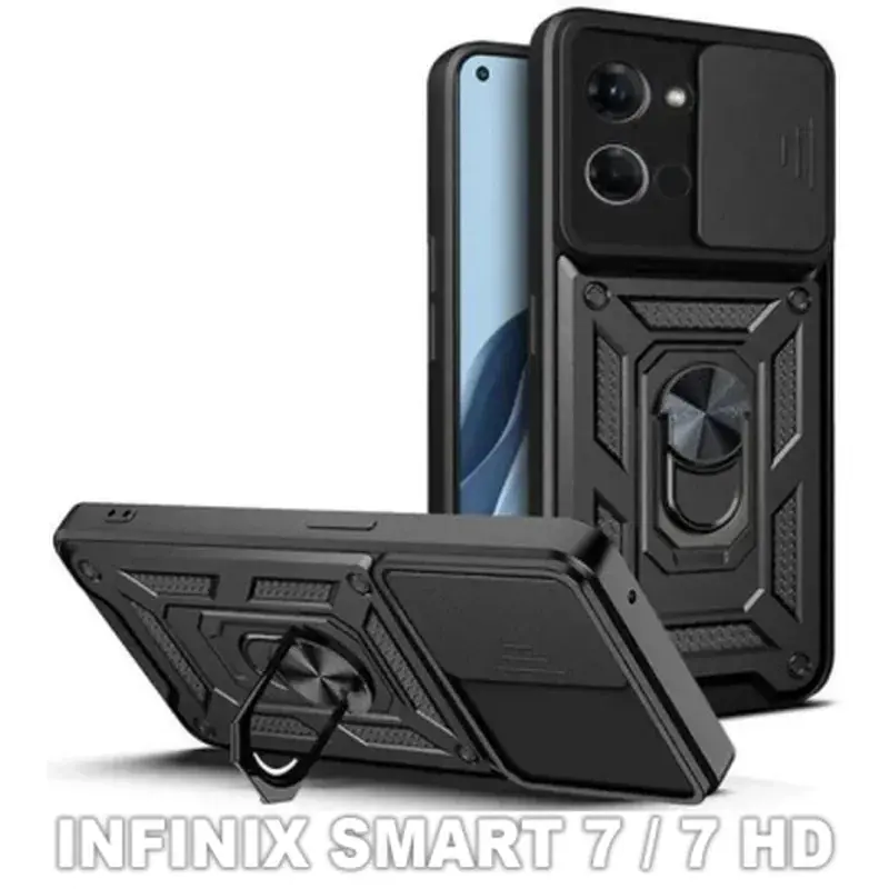 Чохол до мобільного телефона BeCover Military Infinix Smart 7 (X6515) / 7 HD (X6516) Black (710138) - фото 6