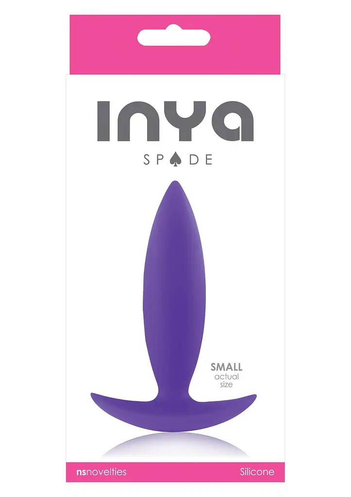 Анальна пробка Ns Novelties Inya Spades Small 10 см (фіолетовий) - фото 3