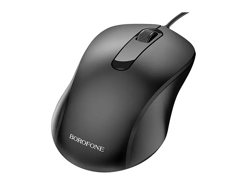 Миша Borofone BG4 Business wired mouse Black (BG4B)