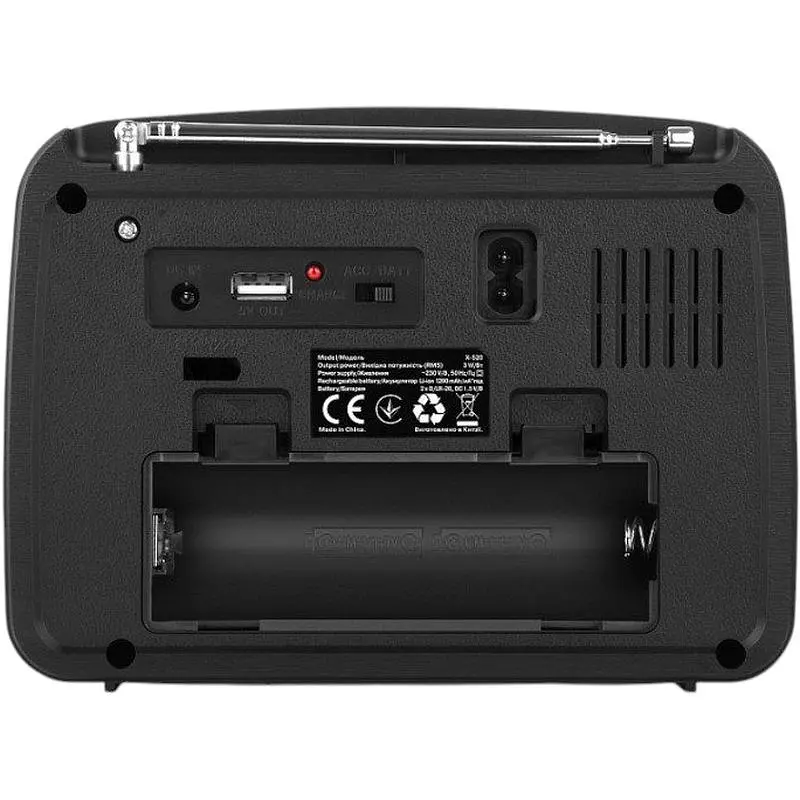 Радиоприемник портативный REAL-EL X520 Black - фото 5