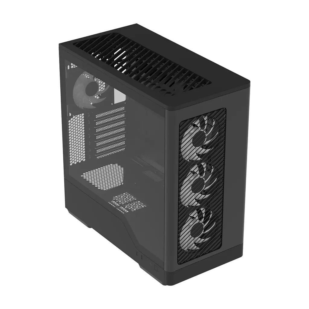 Корпус для ПК AeroCool D520A-BK-v1 Black (ACCM-DS05143.11) - фото 4