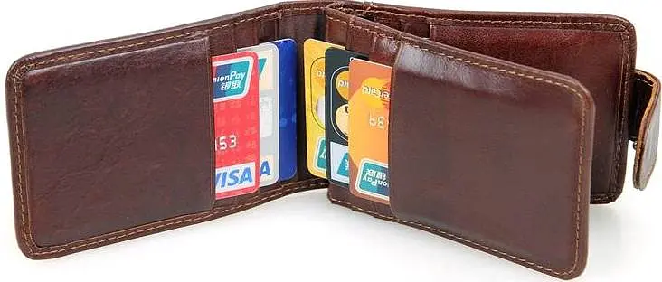 Чоловіча шкіряна кредитница Vintage 11х7.5 см acs0015245 - фото 5