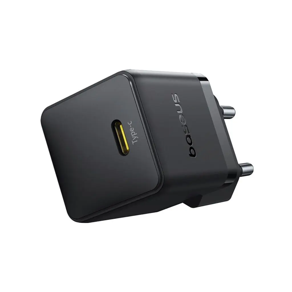 Зарядний пристрій Baseus 1xUSB-C 20 Вт чорний (P10111602113-00) - фото 3