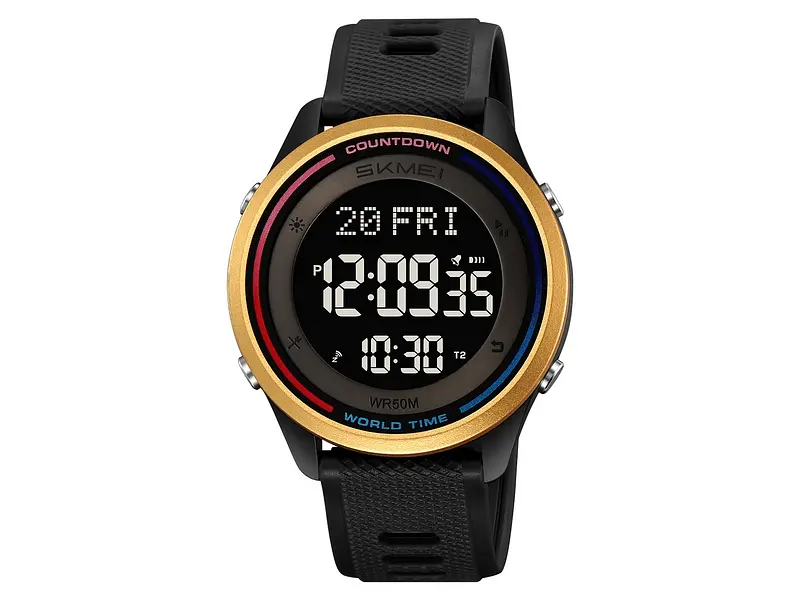 Чоловічий наручний годинник 2348BKGD Black-Gold Skmei acs0029989 - фото 2