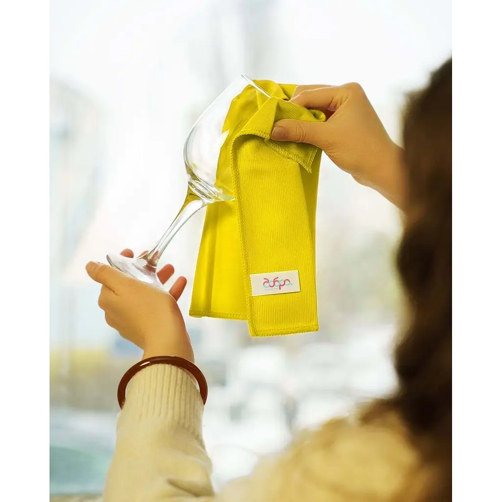 Салфетка для стекла из микрофибры Добра господарочка 30х30 см - фото 2