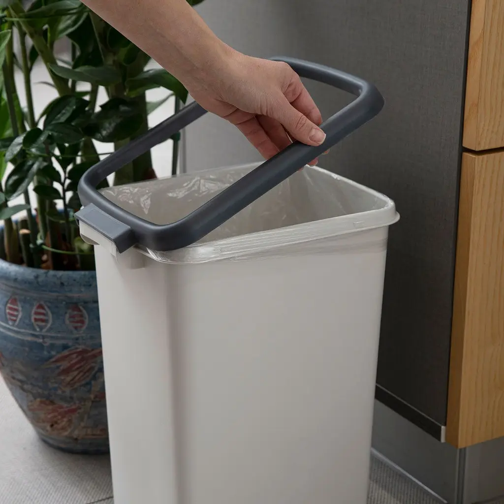 Ведро для мусора MBM My Home 12 л серое (BIN-02 12L GRAY) - фото 9