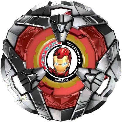 Іграшка-дзиґа Hasbro Beyblade X Marvel з пусковим пристроєм Iron Man 4-80B vs Thanos 4-60P (G0278_G0287) - фото 2