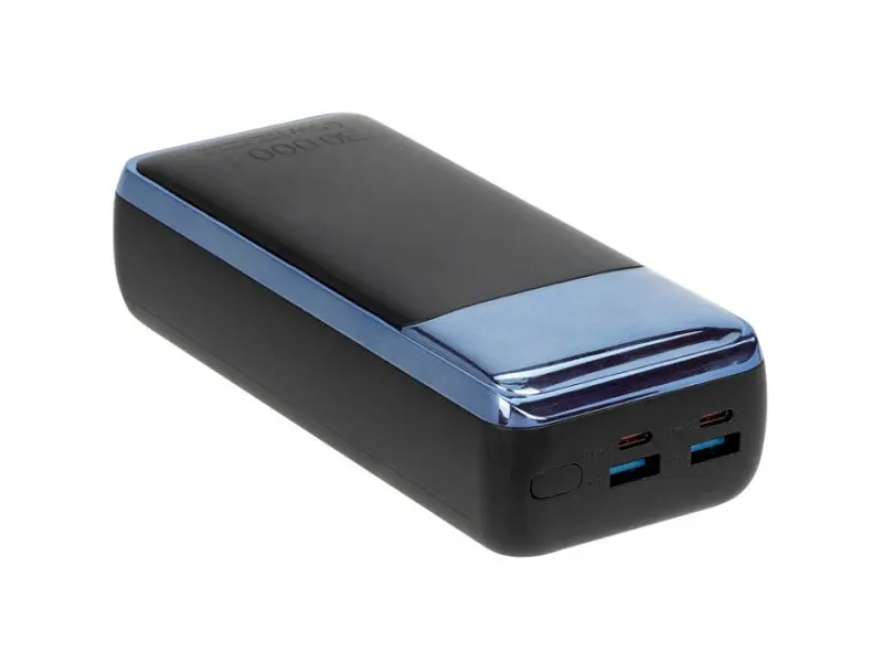 Зовнішній акумулятор (Power Bank) RIVACASE 30000mAh 65W Black (VA1080) - фото 2