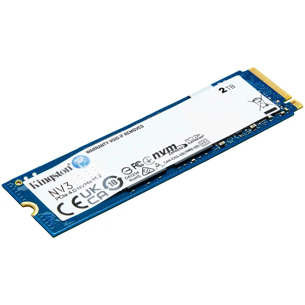SSD накопичувач Kingston NV3 2TB M.2 2280 PCIe Gen 4.0 x4 (SNV3S/2000G) [121829] - фото 2