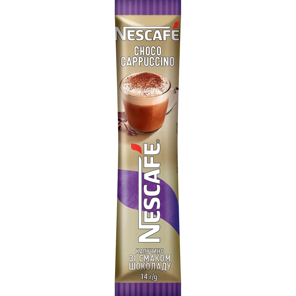 Набор: Кофейный напиток Nescafe Choco Cappuccino стик 14 г x 20 шт. - фото 2