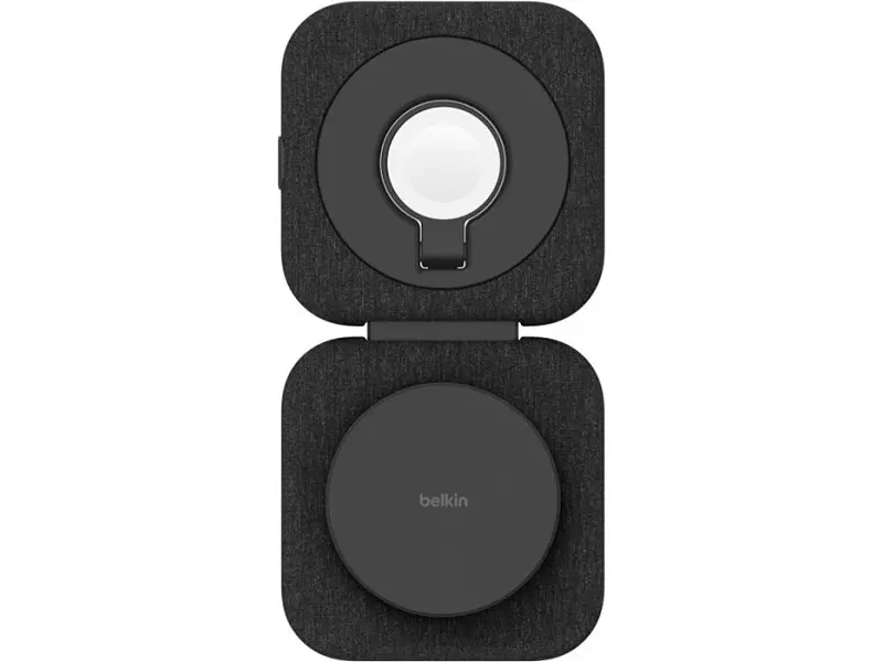 Бездротовий зарядний пристрій Belkin BoostCharge Pro 2in1 Qi2 Black (WIZ026VFBK) - фото 5