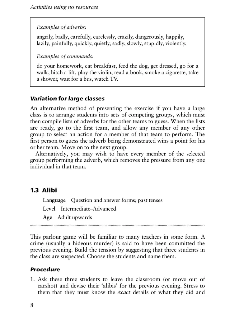 Lessons from Nothing. Activities for Language Teaching with Limited Time and Resources - фото 4