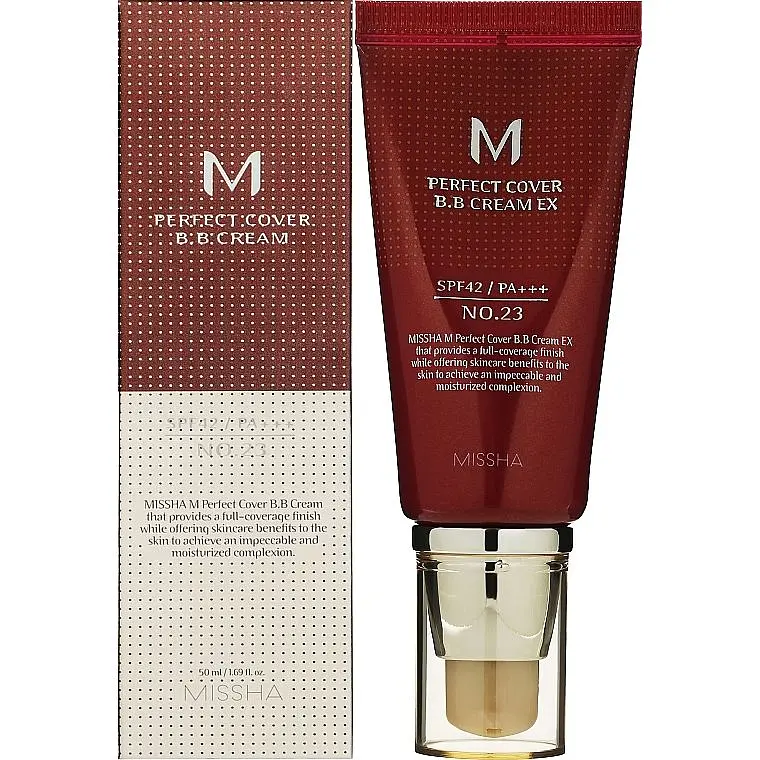 Крем для обличчя Missha Perfect Cover BB Cream SPF42/PA++ Moisturized Complexion 50 мл - фото 2