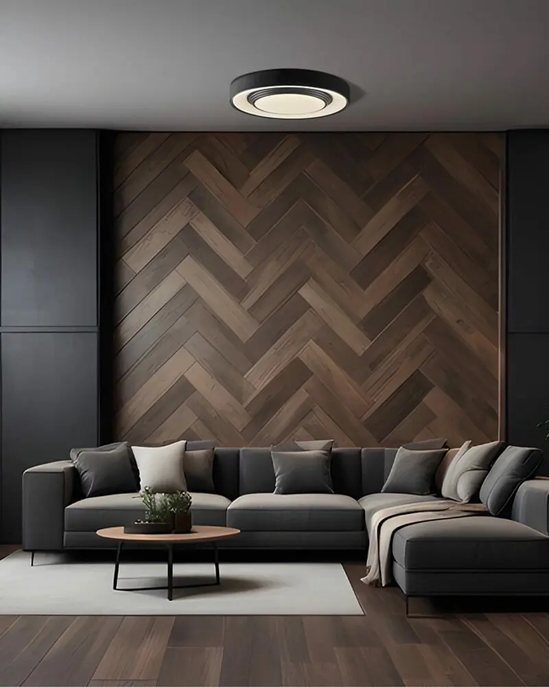 Люстра с пультом светодиодная, потолочный светильник Goldlux 326706 Zygmunt 50 Led 1x72W 3000K-6000K 8000Lm IP44 Bk - фото 2