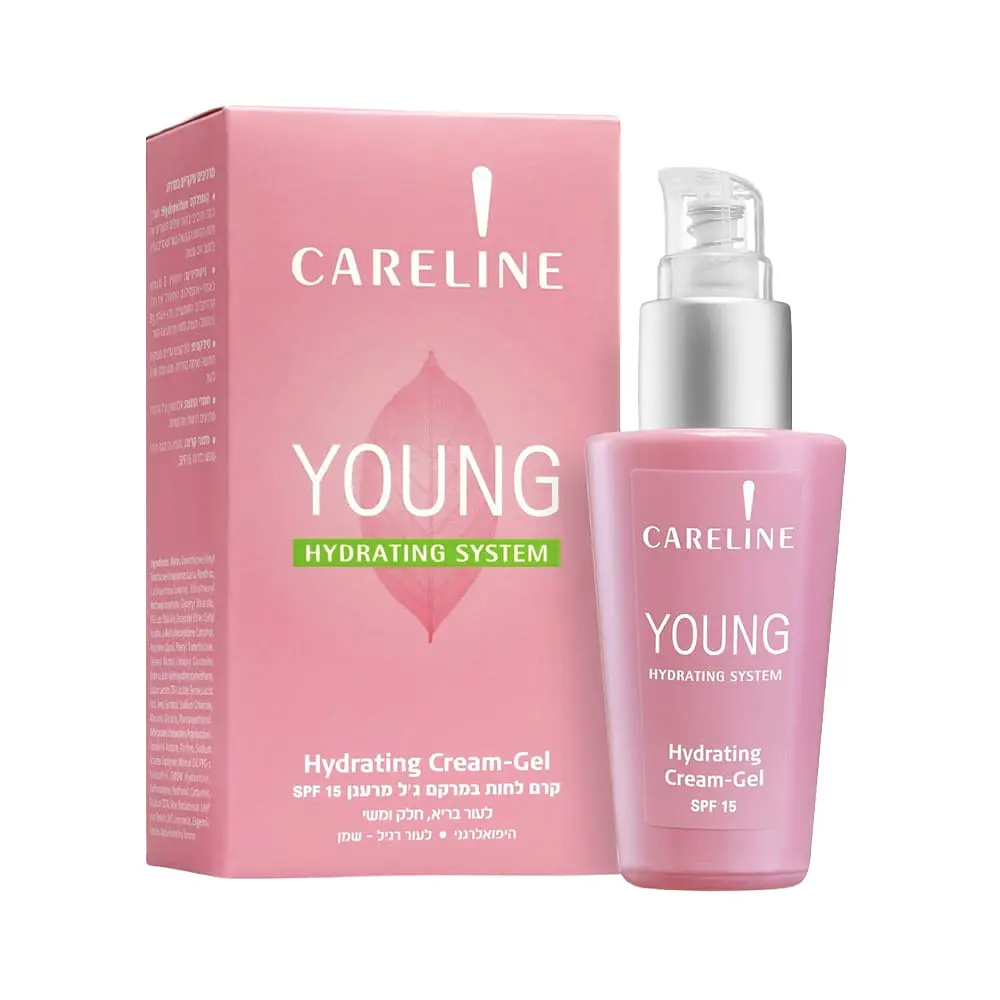 Крем-гель 14+ Careline Young освіжаючий зволожувальний для молодої шкіри SPF-15, 50 мл
