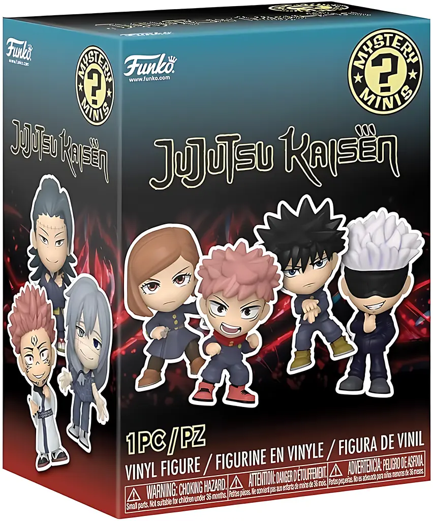 Коллекционная фигурка Funko Mystery Minis Jujutsu Kaisen Магическая Битва Одна секретная Коллекционная фигурка - фото 3