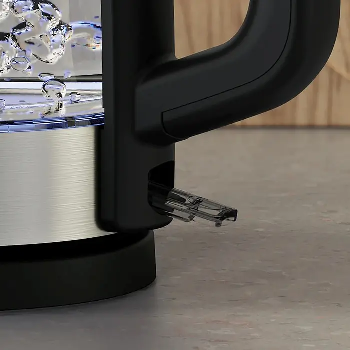 Електрочайник Electrolux 1.7 л Strix скло чорний+нержавіюча сталь - фото 5