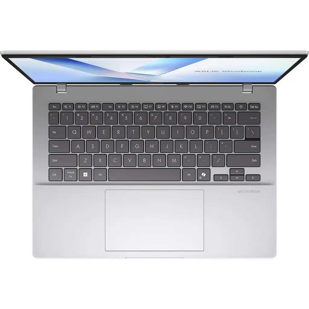 Ноутбук ASUS Vivobook 14 M1407KA-LY232 (14 FMI, Ryzen 5 AI 330, 16 GB, 512 SSD, UMA, DOS) Cool Silver (90NB15H3-M00DX0) - фото 4