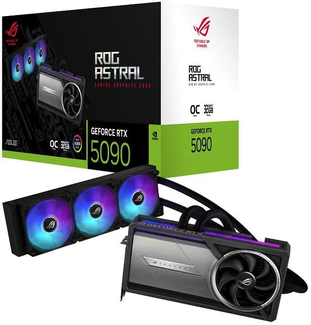 Видеокарта ASUS RTX 5090 32GB ROG Astral LC OC Edition (ROG-ASTRAL-LC-RTX5090-O32G-GAMING) (GDDR7, 512 bit, PCI-E v5.0 x16) - фото 15