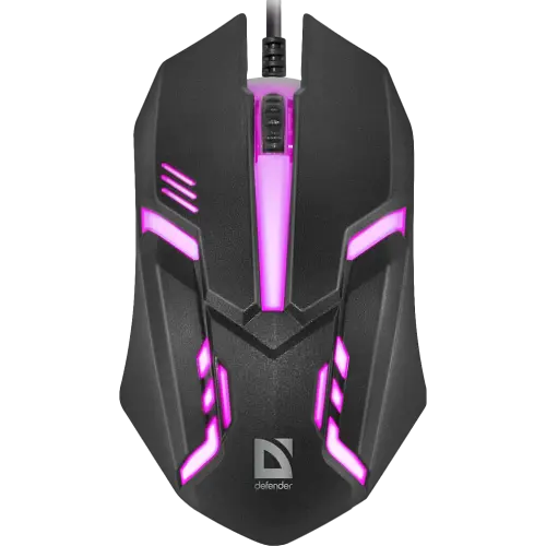 Миша Defender Cyber MB-560L RGB Black (52560) - фото 2