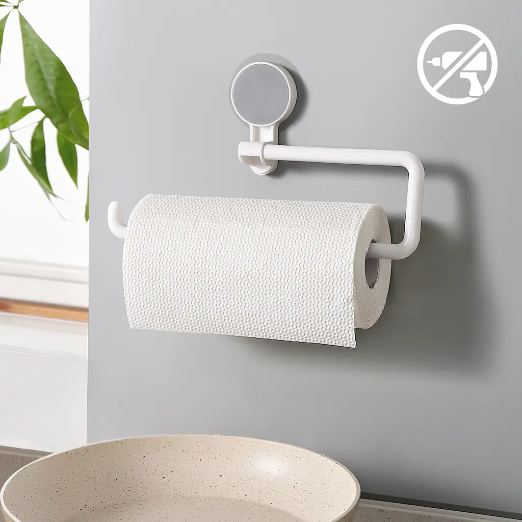 Тримач клейкий для паперових рушників МВМ My Home BP-10, білий (BP-10 WHITE) - фото 9