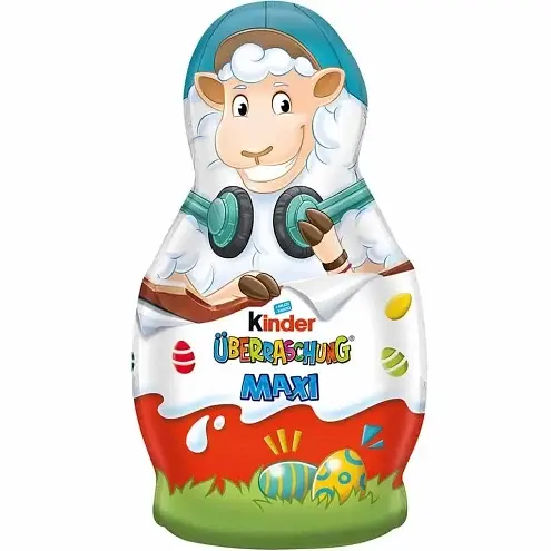 Шоколадна фігурка Kinder Maxi Blue з іграшкою 140 г