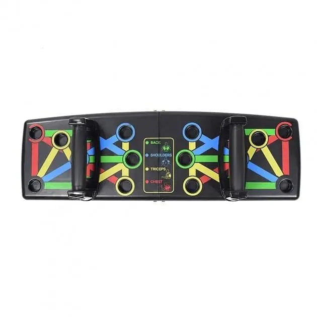 Складна платформа для віджимань Push Up Rack Board MJ-040 Black  - фото 4