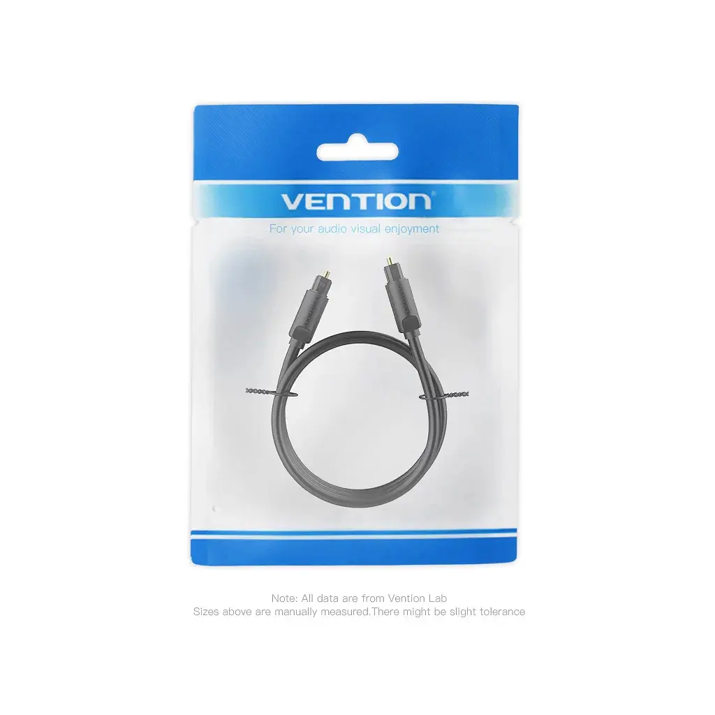 Кабель мультимедійний Optical Toslink 1.5m black Vention (BAEBG) - фото 12