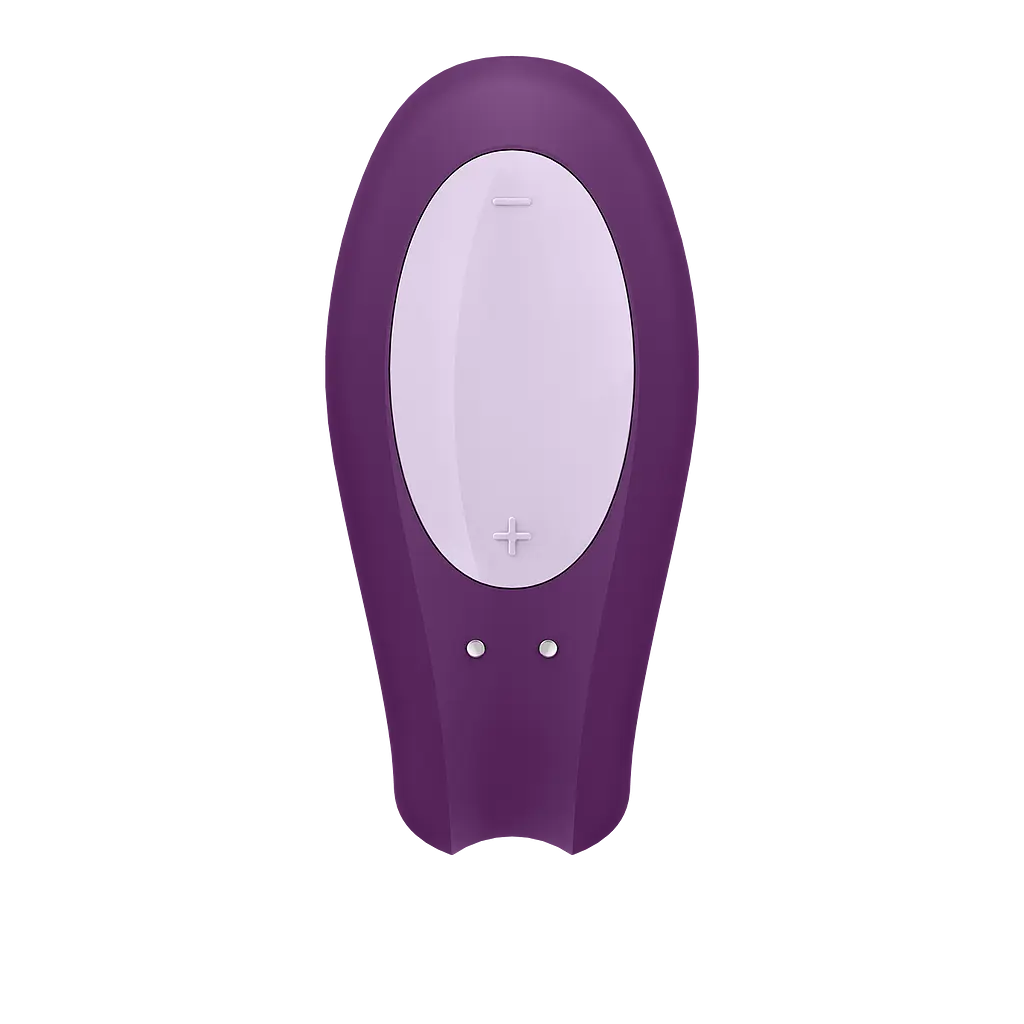 Вибратор для пары Satisfyer Double Joy Partner 9.1 см фиолетовый - фото 2