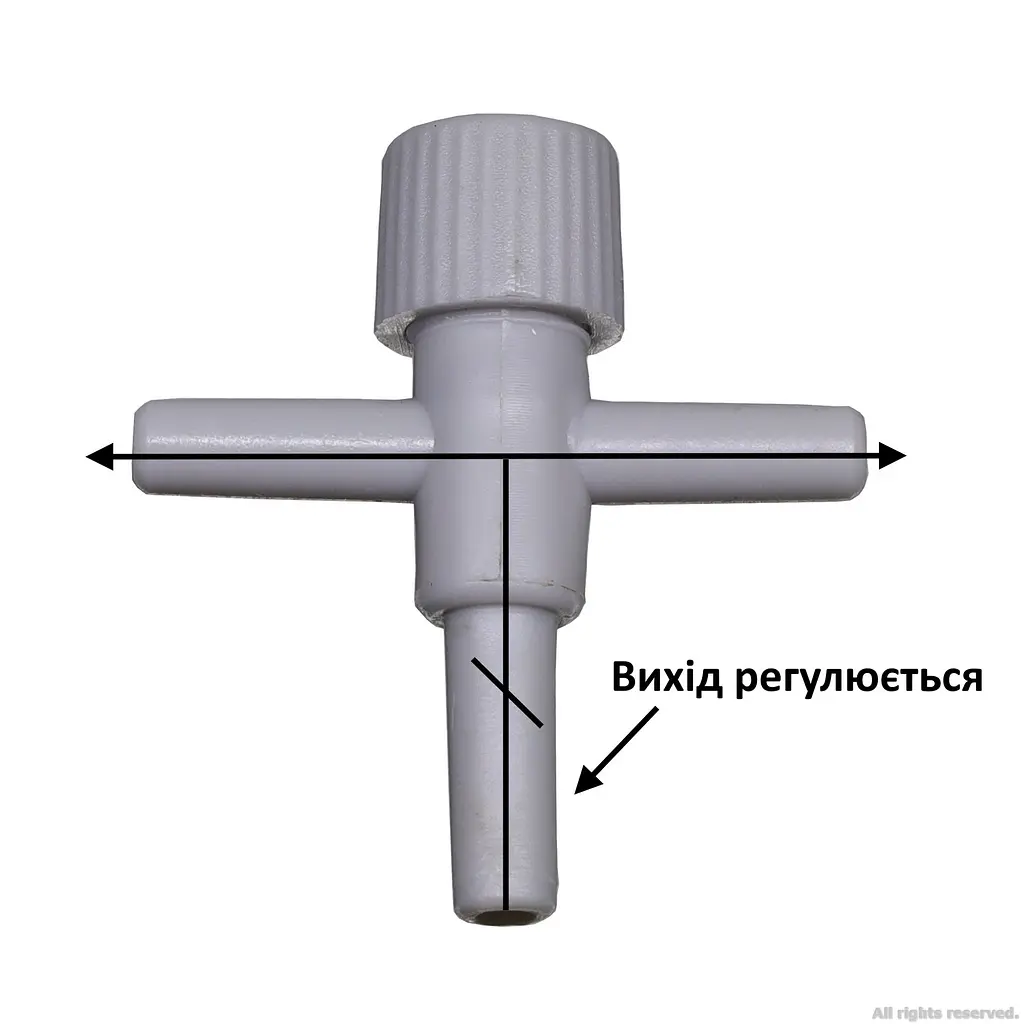 Кран трійник для шланга 4/6 мм Aqua Nova (NV-2) - фото 3