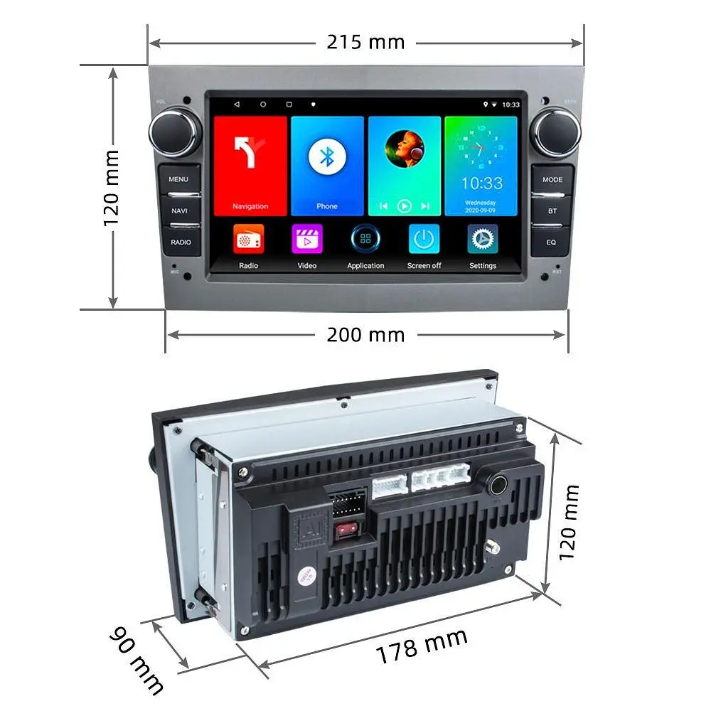 Автомагнитола XPRO Opel universal 7'' UNIVERSAL Android 12 4+32GB- Carplay-IPS (43193-op-721s_4695) - фото 4